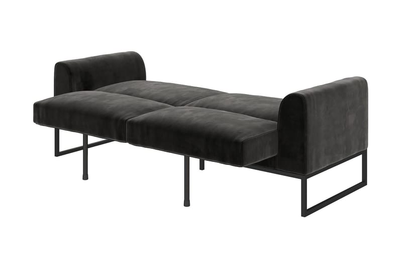 Bäddsoffa Adley - Svart - Möbler - Soffa - Bäddsoffa - Bäddsoffa längsbäddad