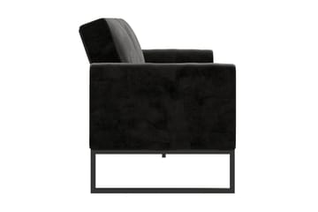 Bäddsoffa Adley - Svart - Möbler - Soffa - Bäddsoffa - Bäddsoffa längsbäddad