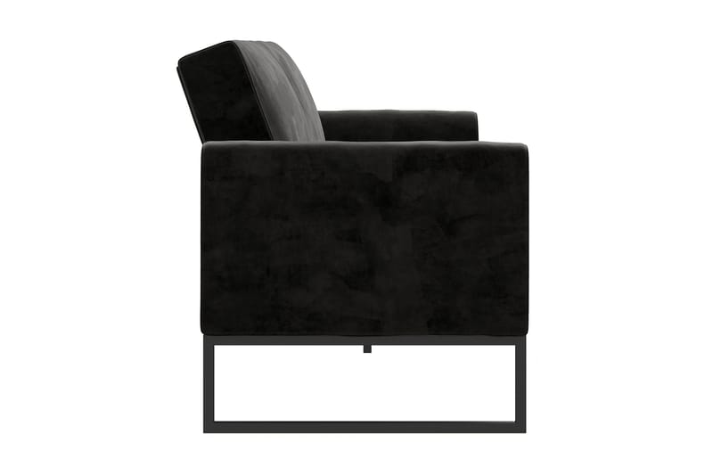 Bäddsoffa Adley - Svart - Möbler - Soffa - Bäddsoffa - Bäddsoffa längsbäddad