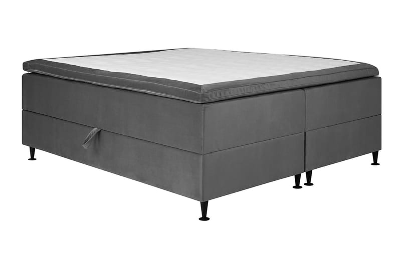 Förvaringssäng Chilla Pluss  160x200 cm - Grå - Säng med förvaring - Komplett sängpaket