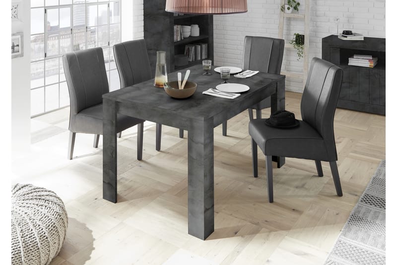 Matbord Calpino Förlängningsbart 137 cm - Grå - Matbord & köksbord - Marmorbord