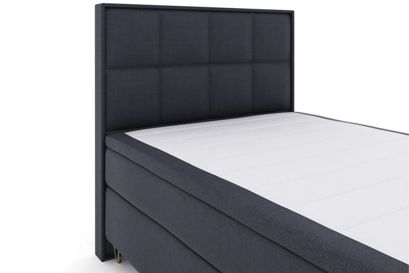 Komplett Sängpaket Choice No 4 140x200 Medium - Blå|Metall V-form - Kontinentalsäng - Komplett sängpaket