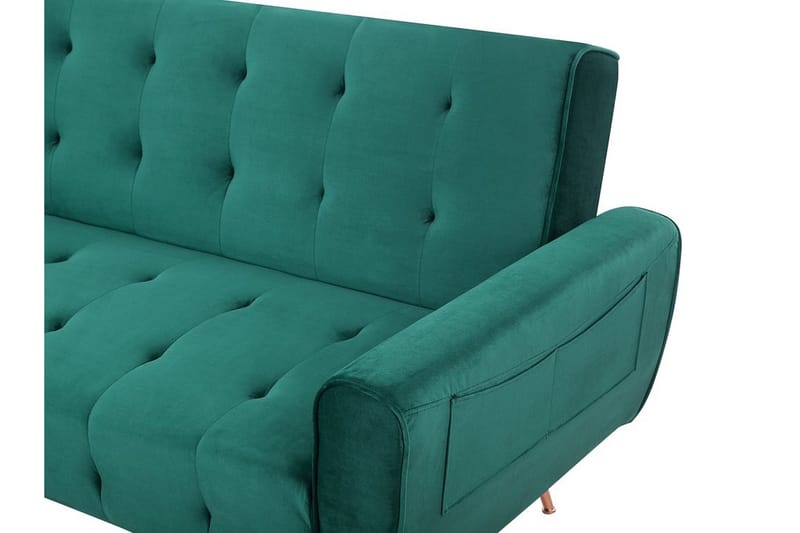 Bädsoffa Selnes 212 cm - Grön - Möbler - Soffa - Bäddsoffa - Bäddsoffa längsbäddad