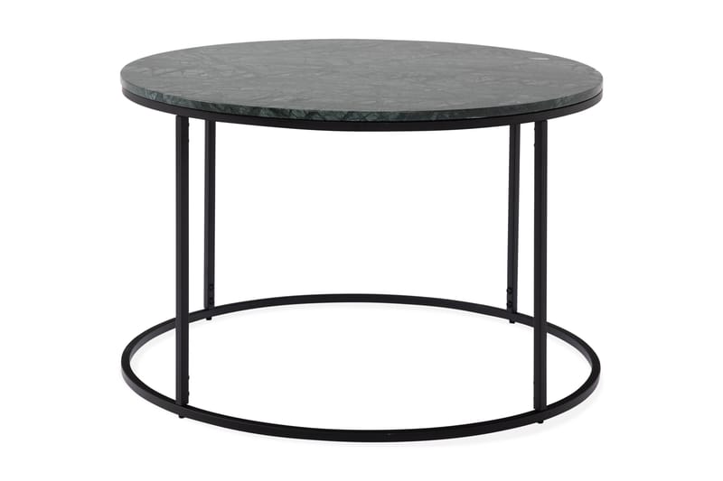 Soffbord Titania 80 cm Runt Underrede Rund Marmor - Soffbord - Marmorbord