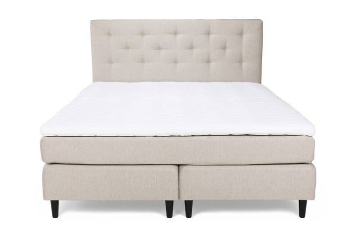 Komplett Sängpaket Laze Deluxe 160x200 Beige - Komplett sängpaket - Kontinentalsäng