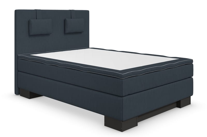 Komplett Sängpaket Romance Lyx 120 Mörkblå - Blå - Kontinentalsäng - Komplett sängpaket