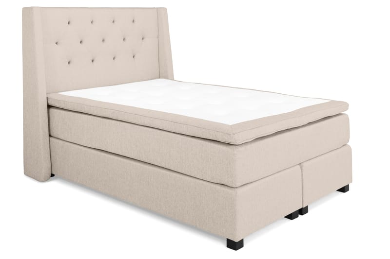 Komplett Sängpaket Langham 140x200 cm Beige - Beige - Kontinentalsäng - Komplett sängpaket