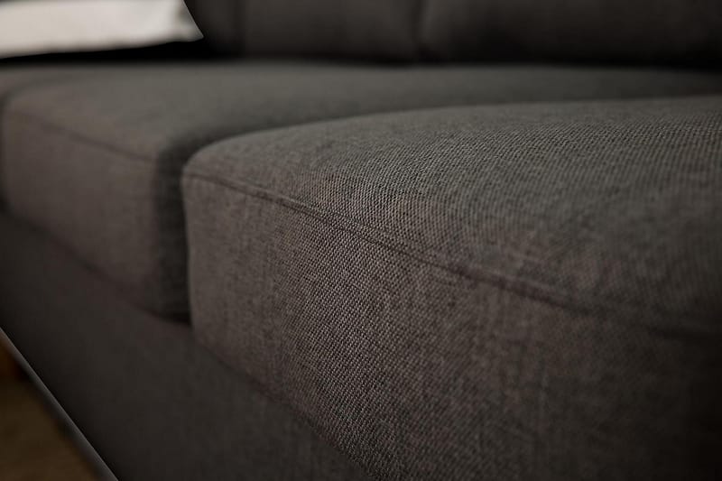 U-soffa Yen Large med Divan Höger - Mörkgrå - U-soffa
