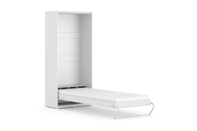 Sängskåp Solid Vertikalt 90x200 Vit - Sängskåp