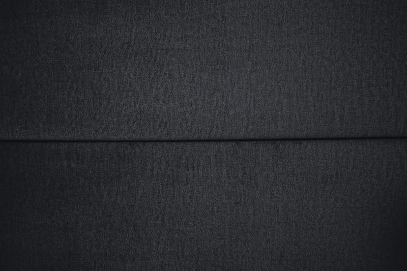 Komplett Sängpaket Torsö 180x200 - Svart Sammet|Låga Svarta Ben - Kontinentalsäng - Dubbelsäng - Komplett sängpaket