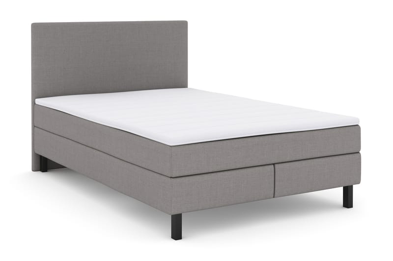 Komplett Sängpaket Choice No 2 140x200 - Ljusgrå|Svart - Kontinentalsäng - Komplett sängpaket