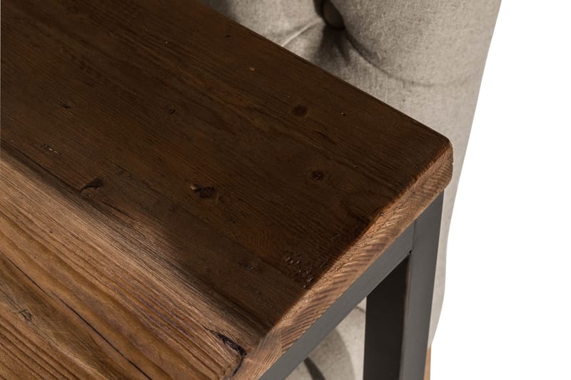 Matgrupp Limerick 180 cm med 6 Emmie Stol - Rustik Alm|Svart|Beige|Trä - Matgrupp