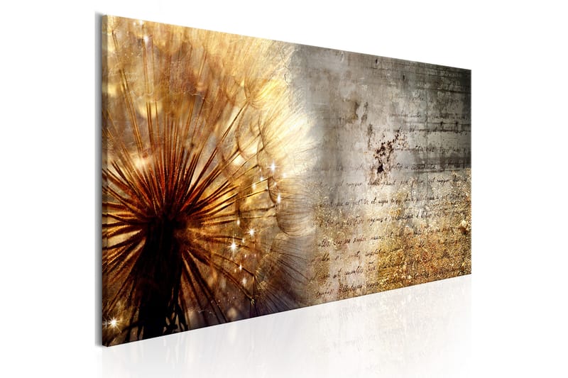 Tavla Golden Dandelion 150x50 - Artgeist sp. z o. o. - Canvastavla