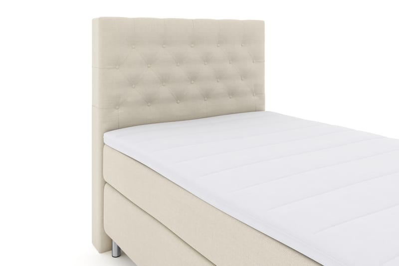 Komplett Sängpaket Choice No 3 120x200 Fast - Beige|Metall - Kontinentalsäng - Komplett sängpaket