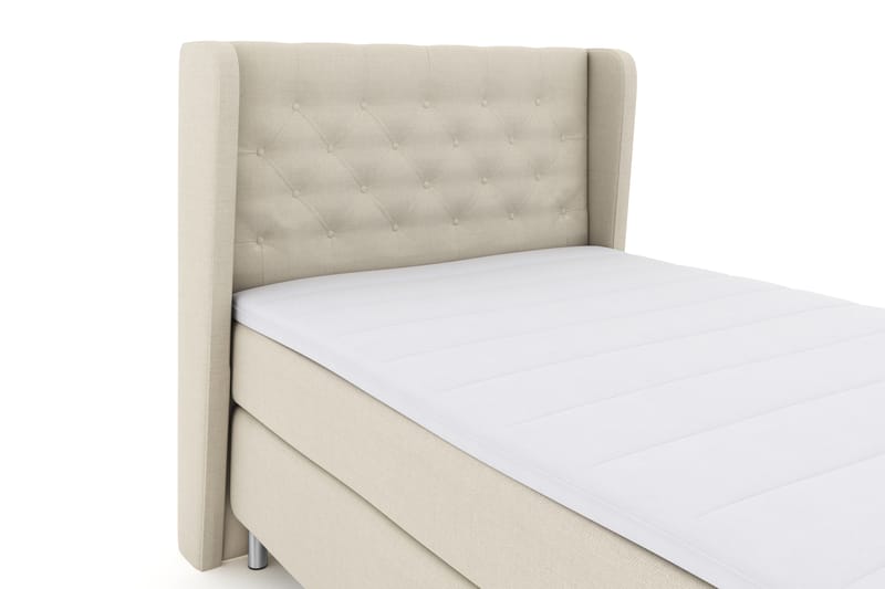 Komplett Sängpaket Choice No 3 120x200 Fast - Beige|Metall - Kontinentalsäng - Komplett sängpaket