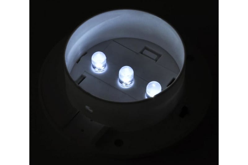 Ytterbelysning LED Vit 6-pack Solcell - Vit - Pollare