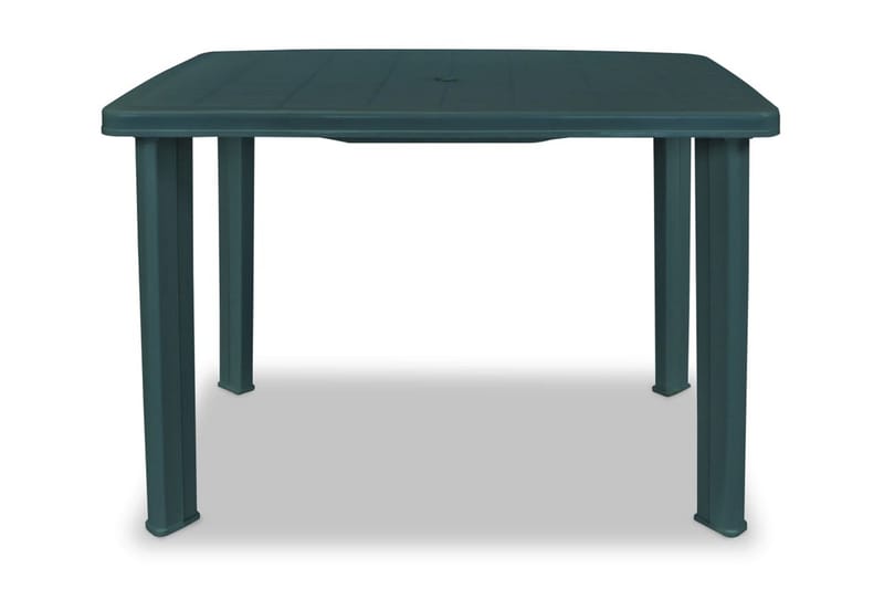Trädgårdsbord grön 101x68x72 cm plast - Grön - Matbord utomhus
