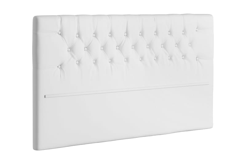 Sänggavel Celinda 160 cm Konstläder - Vit - Sänggavel