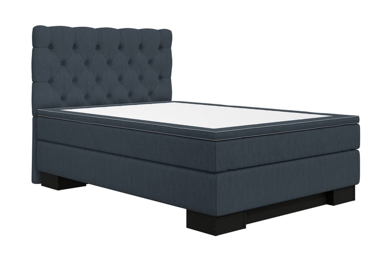 Komplett Sängpaket Romance Lyx 120x200 - Mörkblå - Kontinentalsäng - Komplett sängpaket