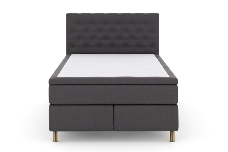 Komplett Sängpaket Choice No 5 140x200 Medium Watergel - Mörkgrå|Koppar - Kontinentalsäng - Komplett sängpaket