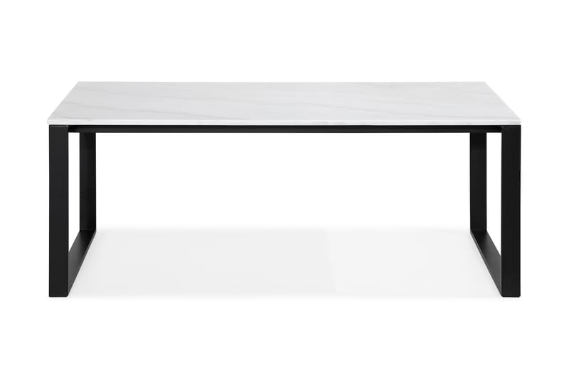 Matbord Eelis 200 cm - Vit|Svart - Matbord & köksbord