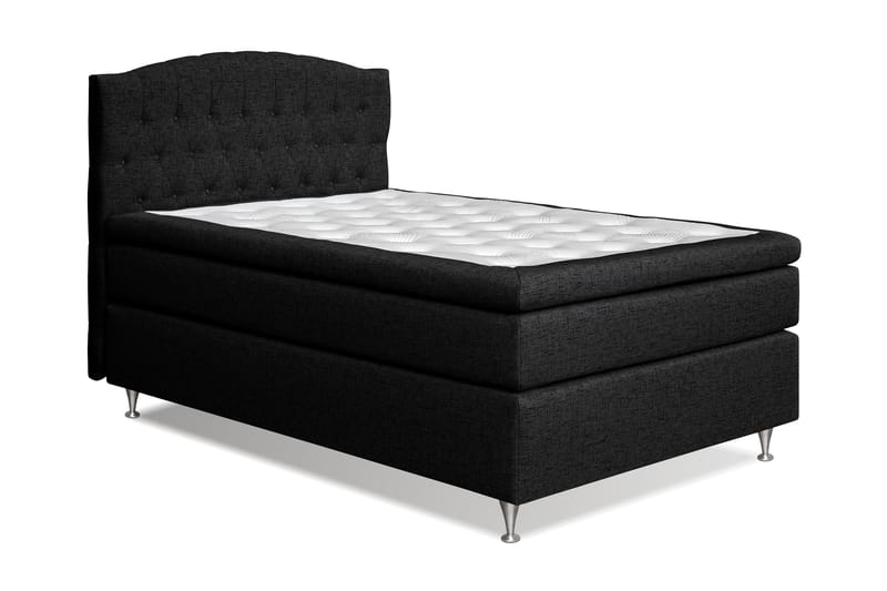 Sängpaket Abelie 140x200 Medium - Svart - Kontinentalsäng - Komplett sängpaket
