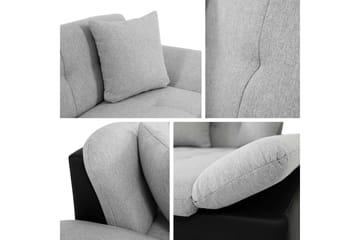 Djerra Bäddsoffa med Schäslong 3-sits i Sammet - Gul - Möbler - Soffa - Sammetssoffa