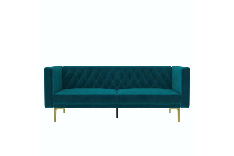 2-sitssoffa Marseille Smaragdgrön - Smaragdgrön - Möbler - Soffa - Sammetssoffa