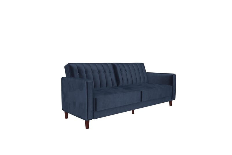 Bäddsoffa Plyschknappad - Möbler - Soffa - Sammetssoffa