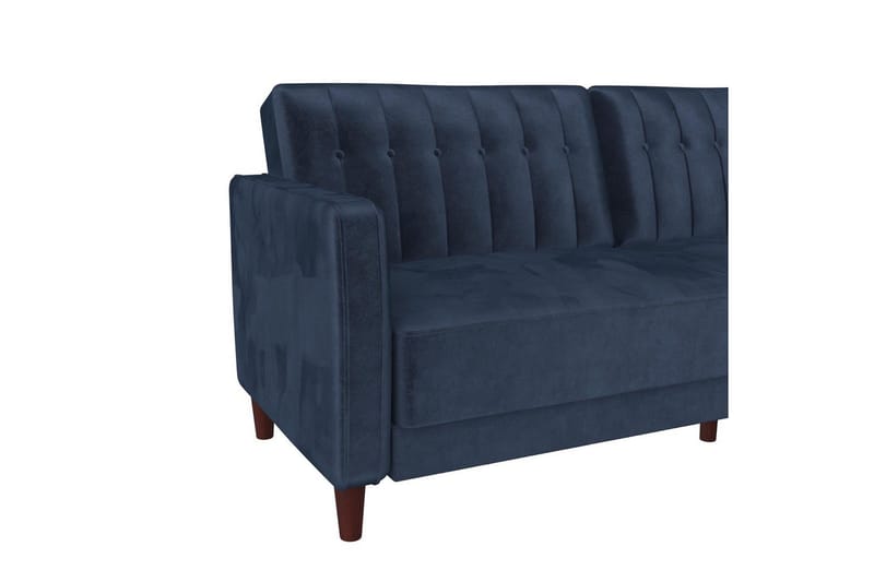 Bäddsoffa Plyschknappad - Möbler - Soffa - Sammetssoffa