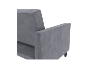Bäddsoffa Hartford 203x83x82 cm, Antracit, Sammet - 203x83x82 cm, Antracit, Sammet - Möbler - Soffa - Sammetssoffa