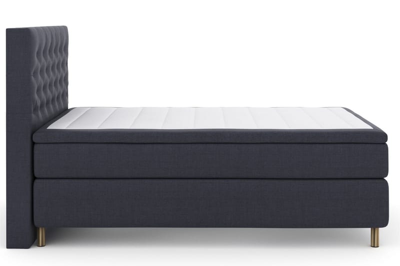 Komplett Sängpaket Choice No 4 160x200 Fast - Blå|Metall - Kontinentalsäng - Dubbelsäng - Komplett sängpaket