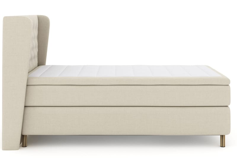 Komplett Sängpaket Choice No 5 120x200 Medium Watergel - Beige|Koppar - Kontinentalsäng - Komplett sängpaket