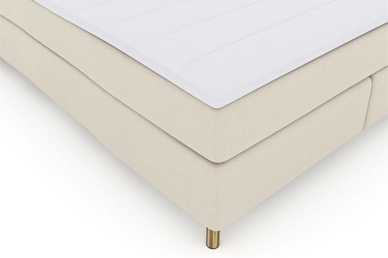 Komplett Sängpaket Choice No 3 180x200 Fast/Medium - Beige|Koppar - Kontinentalsäng - Dubbelsäng - Komplett sängpaket