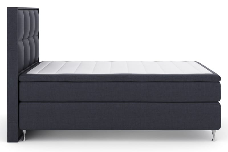 Komplett Sängpaket Choice No 4 160x200 Fast - Blå|Silver - Kontinentalsäng - Dubbelsäng - Komplett sängpaket
