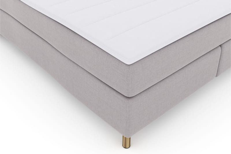 Komplett Sängpaket Choice No 3 210x210 Fast/Medium - Ljusgrå|Koppar - Komplett sängpaket - Kontinentalsäng - Dubbelsäng