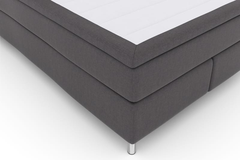 Komplett Sängpaket Choice No 4 140x200 Fast - Mörkgrå|Metall - Kontinentalsäng - Komplett sängpaket