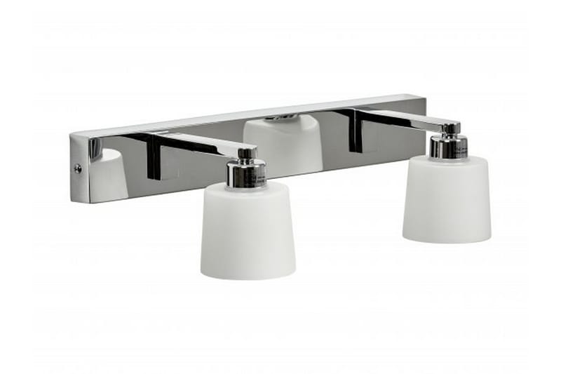 Badrumsbelysning Ulvö 40 cm Krom/Vit - Badrumslampa vägg