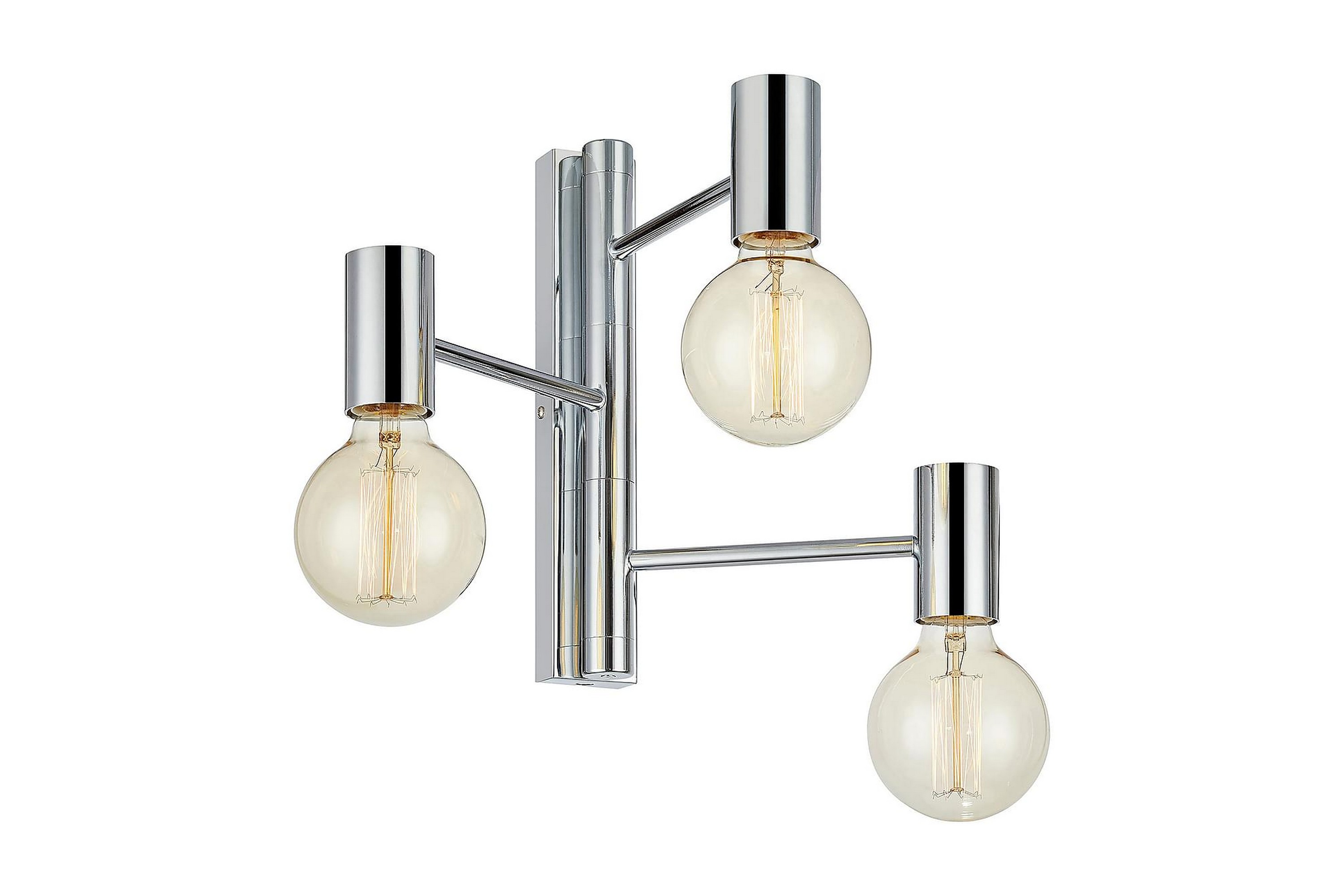 Vägglampa Bathlife Blänka 3L Krom