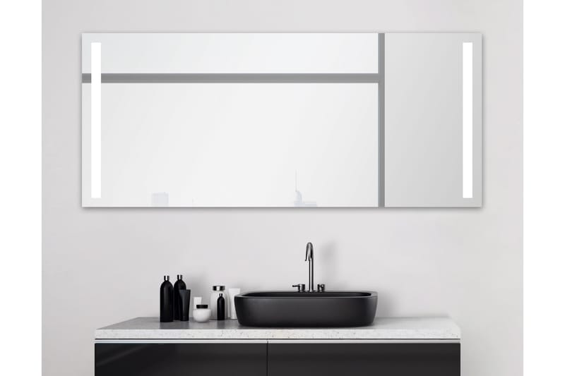 Allejaure Spegel 160x70 cm - Silver - Belysning - Badrumslampa & badrumsbelysning - Badrumsspegel med belysning