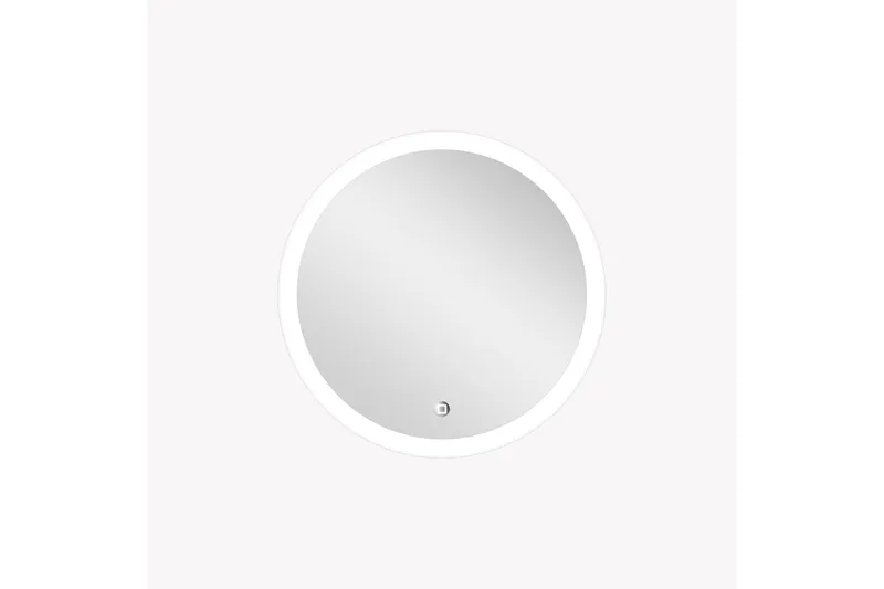 Klysna Spegel 59 cm Rund - Silver - Belysning - Badrumslampa & badrumsbelysning - Badrumsspegel med belysning
