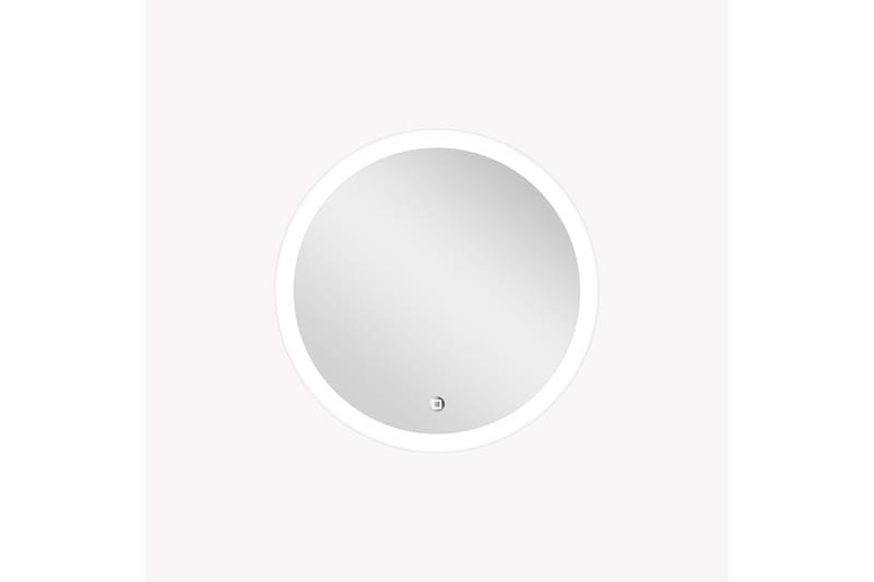 Klysna Spegel 59 cm Rund - Silver - Belysning - Badrumslampa & badrumsbelysning - Badrumsspegel med belysning