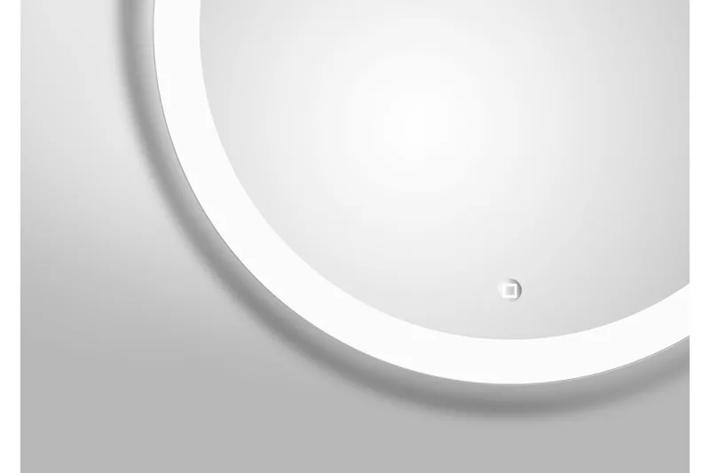 Klysna Spegel 59 cm Rund - Silver - Belysning - Badrumslampa & badrumsbelysning - Badrumsspegel med belysning