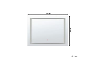 Spegel Avanesian LED 60x80 cm - Silver - Belysning - Badrumslampa & badrumsbelysning - Badrumsspegel med belysning
