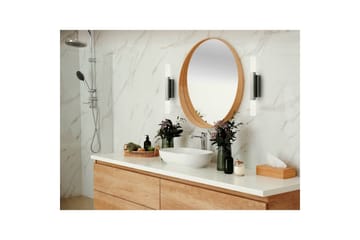 Spegelbelysning Eglo Alcudia Krom Satinerad - Krom - Belysning - Badrumslampa & badrumsbelysning - Badrumslampa vägg