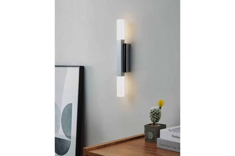 Spegelbelysning Eglo Alcudia Krom Satinerad - Krom - Belysning - Badrumslampa & badrumsbelysning - Badrumslampa vägg