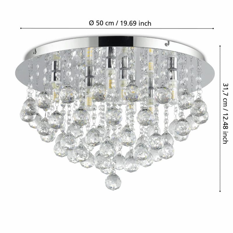 Taklampa Almonte - 500 mm - Belysning - Lampor & belysning inomhus - Taklampa & takbelysning - Takplafond