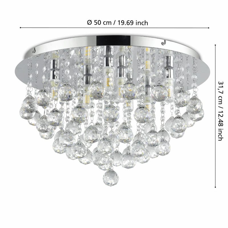 Taklampa Almonte - 500 mm - Belysning - Lampor & belysning inomhus - Taklampa & takbelysning - Takplafond