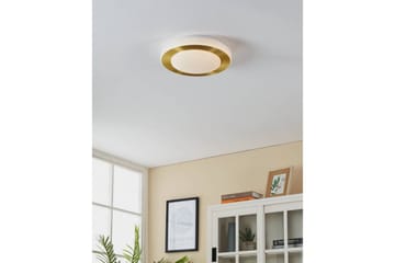 Taklampa Eglo Led Carpi - Vit/Mässing - Belysning - Badrumslampa & badrumsbelysning - Badrumslampa tak & badsrumsbelysning tak