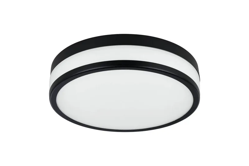 Vägg-/Taklampa Eglo Led Palermo 295 mm, Svart/Vit, Vit/Svart
